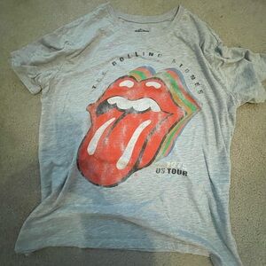 Rolling Stones Gray Graphic Kids T-Shirt